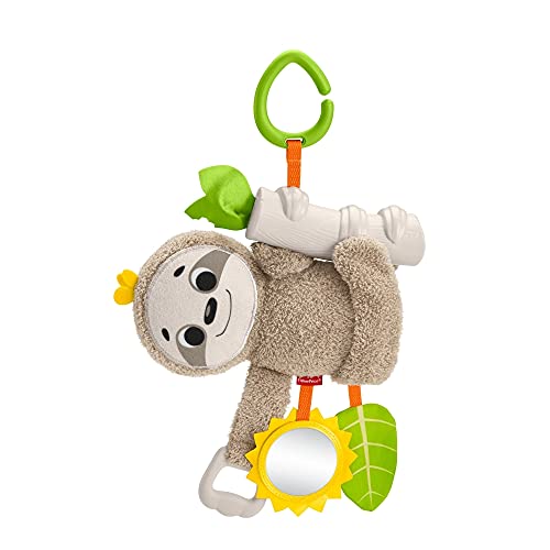 Boneco FISHER-PRICE Preguiça de Passeio Fisher-Price - Brinquedos - macio, espelho, mover-se, vara