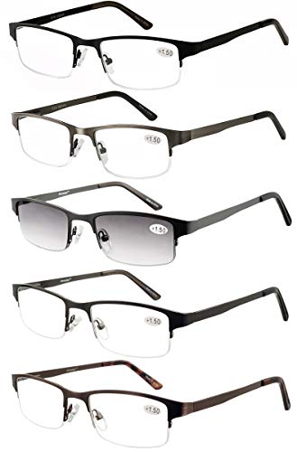 Pack 5 Óculos de Leitura AMCEDAR (Aço Inoxidável) Eyecedar - Óculos de grau - pack, óculos de leitura, amcedar, aço inoxidável