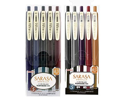 Caneta ZEBRA Sarasa Clip 0.5mm Gel Retrátil Sarasa Clip - Canetas - 0.5mm, gel, retrátil, clip