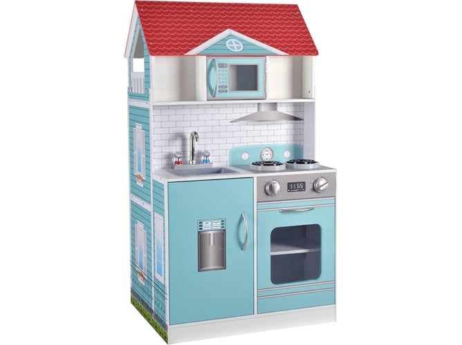 Cozinha de Brincar Colorbaby Madeira (Idade Mínima Recomendada: 3 anos) Teamson - Brinquedos - cozinha, brincar, madeira, idade mínima recomendada, 3 anos