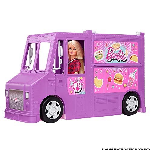 Carrinho de Comida BARBIE Food Truck (Idade Mínima Recomendada: 3 anos) Barbie - Conjuntos de brinquedos - food truck, acessórios, histórias, 3 anos