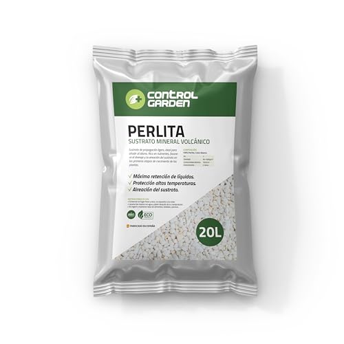 Control Garden Perlita 20L Terra de cultivo natural Control Garden - Solo - natural, volcânico, não tóxico, retém água