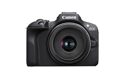Kit Máquina Fotográfica Mirrorless CANON EOS R100 + RF-S18-45mm f/4.5-6.3 IS STM Canon - Câmeras - mirrorless, 24.1 MP, APS-C, 4K UHD, estabilização de imagem