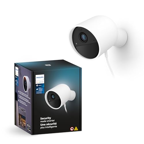 Câmara de segurança PHILIPS BY SIGNIFY Secure 1080p Signify - Câmeras de vigilância - 1080p, visão nocturna automática, transmissões em directo, gravação