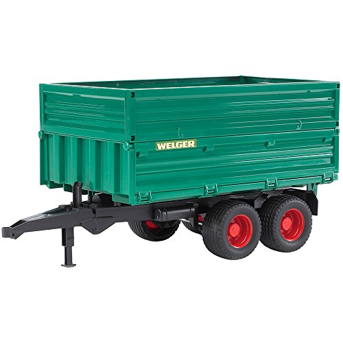 Bruder 2010 Camião de Transporte com Reboque Basculante Duplo Nível Bruder - Brinquedos - brinquedo, camião de transporte, reboque basculante, duplo nível, blocos, pá