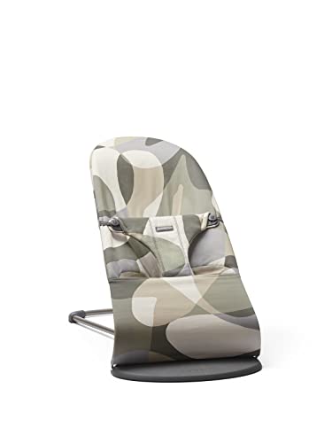 Assentos de baloiço BABYBJORN 3D Green cotton fabric BabyBjörn - Móveis para bebês e crianças pequenas - conforto, ergonómica, fácil de limpar