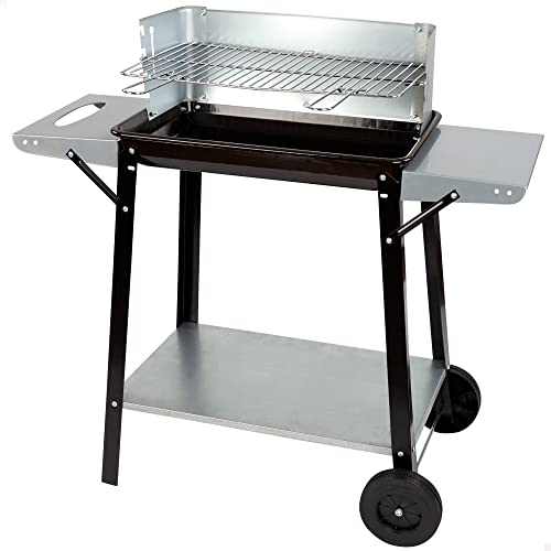 Churrasqueira a Carvão AKTIVE 52973 (90x32x85cm) AKTIVE - Churrasqueiras ao ar livre - carvão, preto, metal, 90x32x85cm