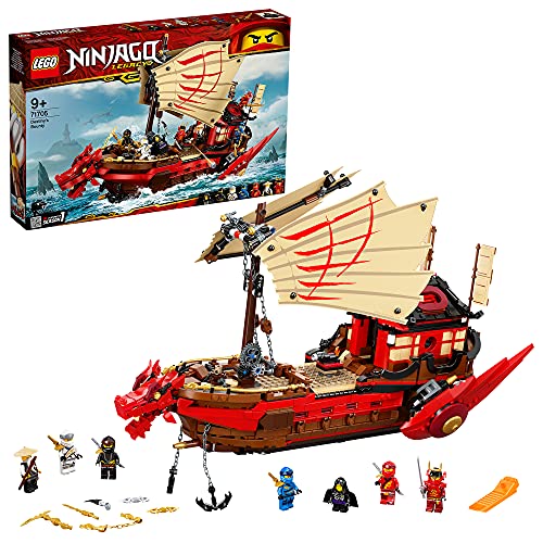 LEGO Ninjago - Barco Pirata do Destino - 71705 (Idade Mínima: 7) LEGO - Blocos de encaixe - lego, ninjago, barco pirata, destino, 7 anos