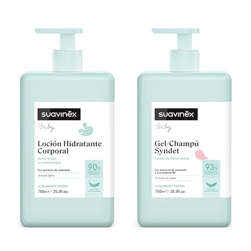 Champô SUAVINEX Bebé Pack (750 ml) (Recondicionado Como Novo) Suavinex - Conjuntos de presente para bebê - 750 ml, bebé, pack, recondicionado