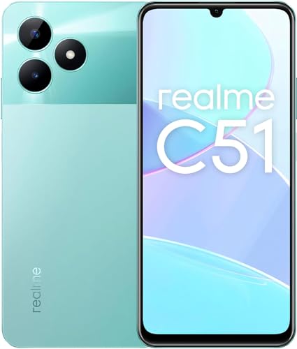 Smartphone REALME C51 (6.5'' - 6 GB - 256 GB - Verde) Realme - Telemóveis - 6.5, 6 GB, 256 GB, verde