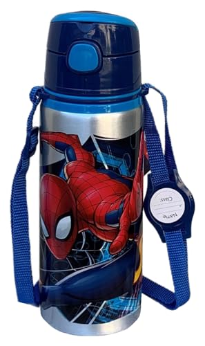 Garrafa de Montanha SPIDERMAN (Alumínio - Transparente) Dunlop - Garrafas de água - Spiderman, alumínio, transparente, 0.6l