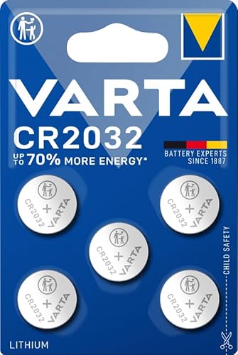 Pilhas Não Recarregáveis VARTA CR2032 (5 unidades) Varta - Baterias - 3V, 110mah, alcalinas, cr2032