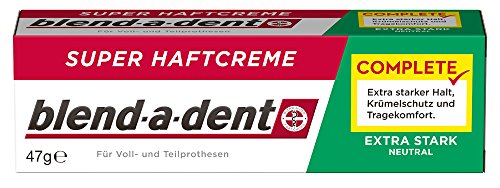 Pasta de Dentes BLIEND-A-DENT Super-Haftcreme Extra Stark-Neutral Blend-a-dent - Adesivos para dentaduras - super-haftcreme, extra, stark-neutral