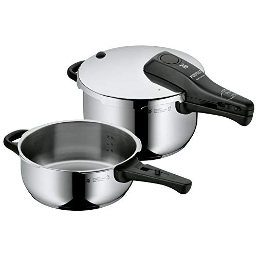 Conjunto de Panelas WMF 07.9265.9990 (8 peças) WMF - Utensílios de cozinha - 20 l, cromargan, cromado, 8 peças