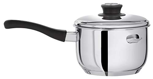 Panela de Cozinha Elétrica Artame Art 82626 | Aço inoxidável Artame - Banhos-maria duplos - aço inoxidável, 1 l, preto/prata, elétrica
