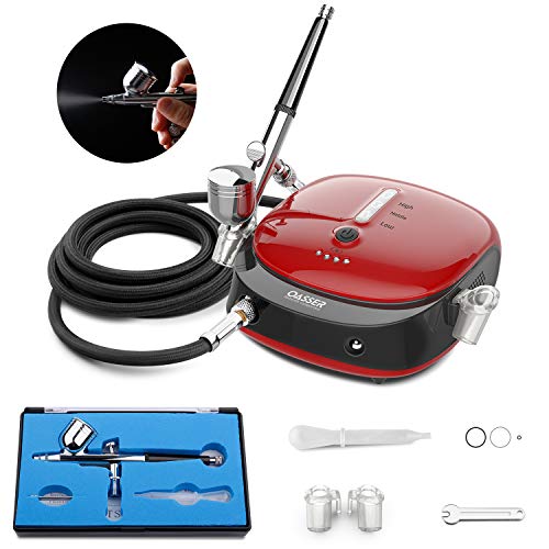 Mini Kit Compressor Airbrush Oasser AK-1 Oasser - Aerógrafos - compressão, 0.5mpa, pulverizador, bocal
