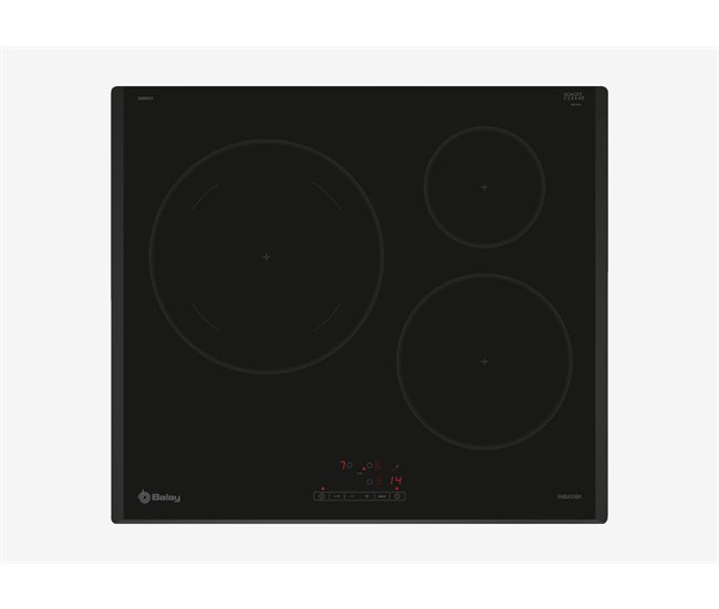 Placa de Indução BALAY 3EB965LR (Elétrica - 59 cm - Preto) Balay - Cooktops - indução, elétrica, 5,9 cm, preto