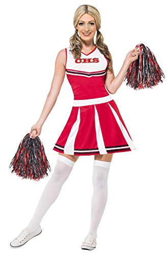 Fato de Mulher DISFRAZZES Cheering (Tam: S - 36/38) Smiffy's - Fantasias - tam s, 36/38, vermelho, tecido, capa