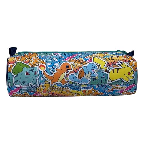 Estojo CYP BRANDS Pokémon (7x20cm - Vermelho) CYPBRANDS - Estojos para canetas e lápis - pvc, 7x20cm, vermelho, capacidade 3