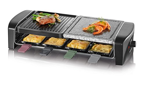 Grelhador de Mesa Severin RG 9645 | Aço inoxidável Severin - Torradeiras e grelhadores - 8 superfícies, antiaderente, termostato ajustável, aço inoxidável