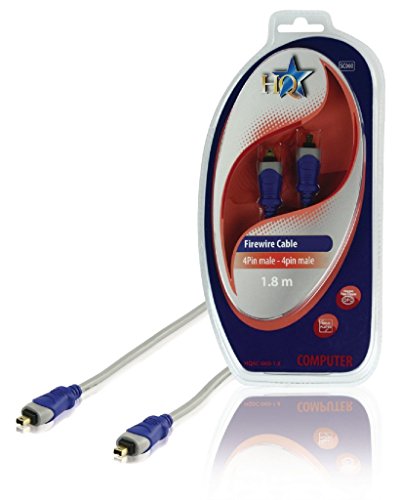 Cabo de Dados STARTECH (Firewire - 1.8 m - Cinzento) HQ - Cabos de armazenamento e transferência de dados - firewire, 1.8 m, cinzento, 4-pin