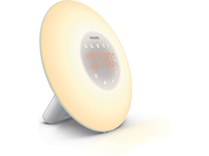 Rádio Despertador PHILIPS Wake-up Light HF3507/10 Philips - Relógios despertadores - wake-up light, simulação amanhecer, luz gradual, volume gradual