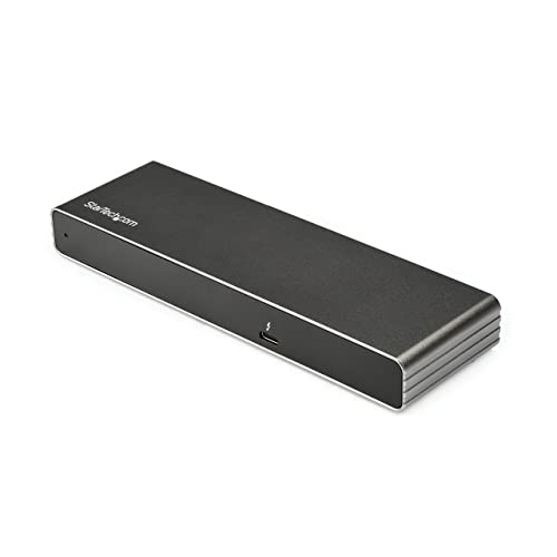 StarTech.com TB3DK2DHVUE Thunderbolt 3 Grey docking station & port replicator STARTECH.COM - Estações de acoplamento para laptops - thunderbolt 3, docking station, port replicator