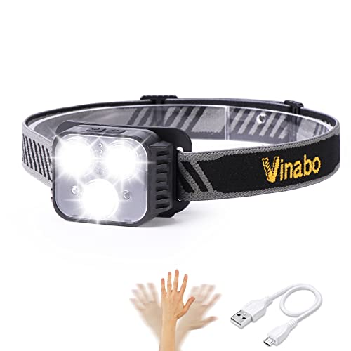 Lanterna Frontal VINABO Recarregável (Bateria: 1000 mAh) Vinabo - Lanterna e faróis - recarregável, 1000 mAh