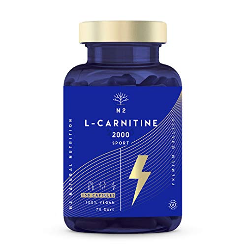 Suplemento Alimentar N2 L-Carnitina (150 cápsulas) N2 Natural Nutrition - Vitaminas e suplementos - l-carnitina, 150 cápsulas