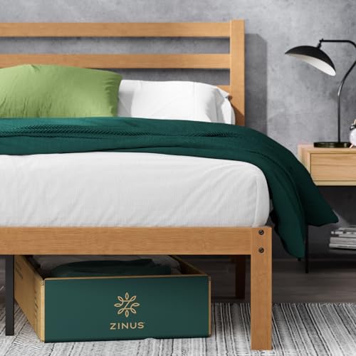 Cama INNOVATION HOME FURNISH SLEEP Leah Castanho (150x200cm) Zinus - Camas e estruturas de cama - castanho, 150x200cm