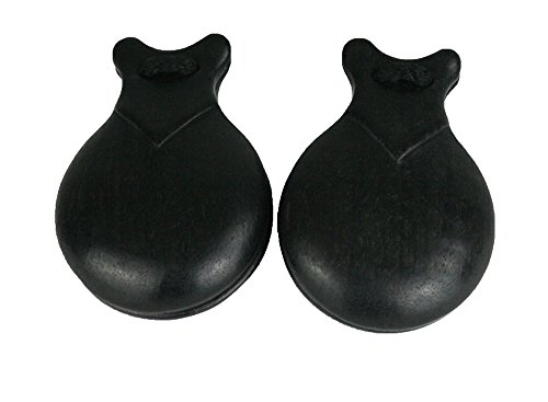 Conjunto de 2 Maracas TRIANA Granadilla Preto (8 cm) Triana - Percussão manual - conjunto, maracas, triana, granadilla, preto, madeira