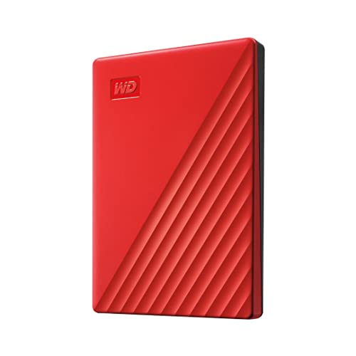Disco HDD externo WESTERN DIGITAL My Passport (Vermelho - 2 TB - USB 3.1) Western Digital - Discos rígidos - 2 TB, USB 3.1, externo