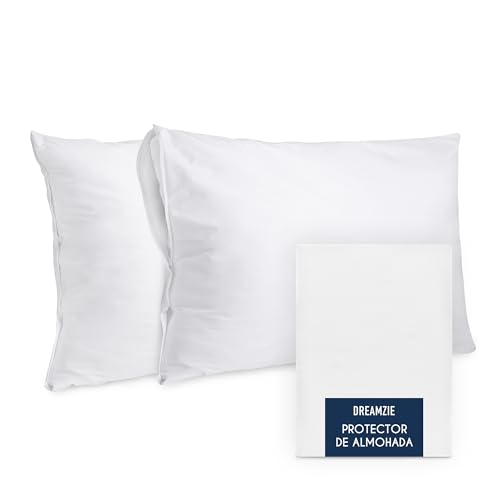 Protetores de Almofadas DREAMZIE (Castanho - Poliéster - 40 x 80 cm) BMS International - Fronhas e almofadas - castanho, poliéster, 40x80 cm