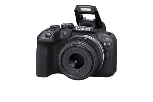 Kit Máquina Fotográfica Reflex CANON EOS R10 + RF-S 18-45 mm (APS-C) Canon - Câmeras - kit, máquina fotográfica reflex, canon eos r10, rf-s 18-45 mm, APS-C