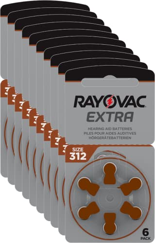 Pilha Recarregável RAYOVAC V312 (312 - Zinco-Ácido) Rayovac - Baterias de uso geral - zinco-ácido, 400 mAh, auscultadores, 1,5 V