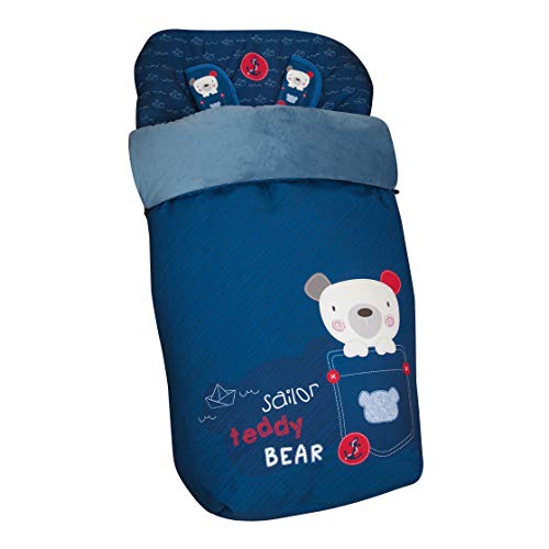 Saco de Assento para Carrinho de Passeio BABYLINE Teddy Bear Babyline - Forros e sacos de transporte para bebês - microfibra, castanho, carrinho de passeio