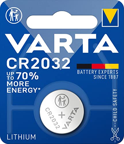 Pilha Não Recarregável VARTA CR2032 (1 peça) Varta - Baterias - litio, cr2032, 3V, 220mah