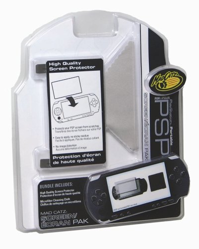 Pack de 4 Películas MAD CATZ para PSP (Compatibilidade: PSP) Mad Catz - Downloads de música digital - pack, películas, protetoras, transparentes, PSP, proteção