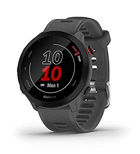 Relógio Desportivo GARMIN Forerunner 55 (Bluetooth - Até 15 dias de autonomia - Preto) Garmin - Monitores de atividade - bluetooth, 15 dias, preto, desportivo