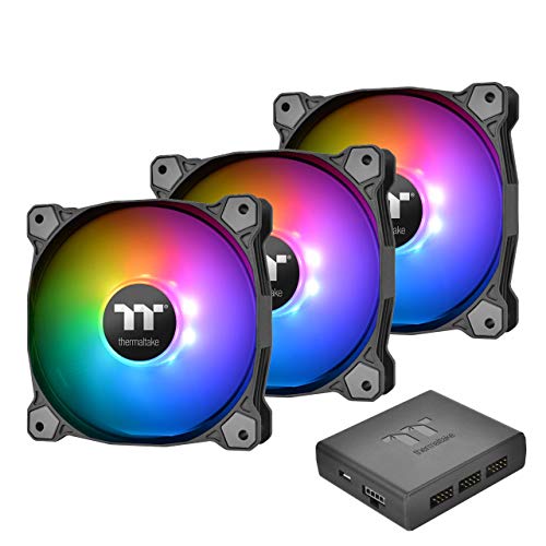 Ventoinha THERMALTAKE Pure Plus 14 RGB TT Premium Edition Thermaltake - Peças de refrigeração de sistema de computador - ventoinha, thermaltake, pure plus, rgb, tt premium edition