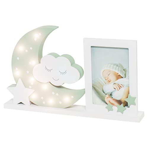 Moldura para Fotografia MOONLIGHT FRAME Misty Olive Xplorys / Dooky - Porta-retratos - misty olive, MDF, passivo, 37x21x4.5 cm