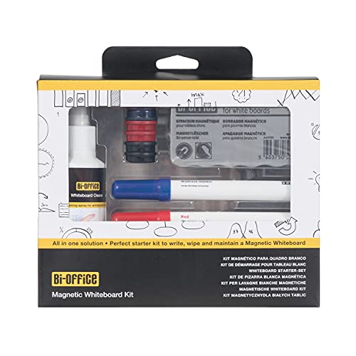 Conjunto de Acessórios BI-OFFICE KT1010 (Multicor) BI-OFFICE - Marcadores e marcadores de texto - lavada de pizarra, canetas secas, borracha magnetica, detergente líquido