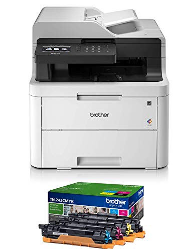 Impressora Multifunções BROTHER MFC-L3710CW Brother - Impressoras, fotocopiadoras e máquinas de fax - laser, multifunções, usb 2.0, wi-fi, 2400 dpi