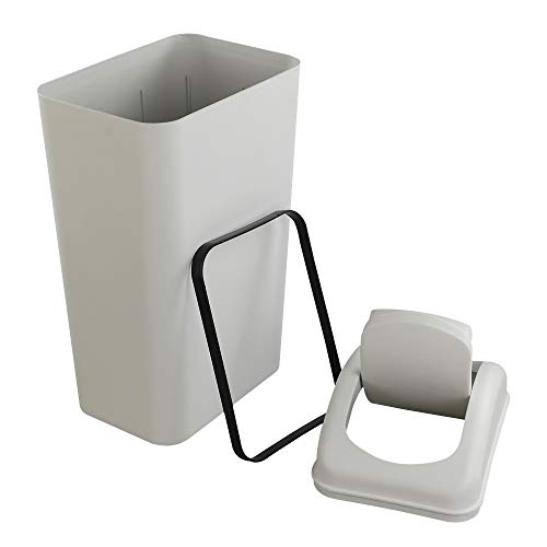 Caixote do Lixo QSHAPE 10L (Plástico - Preto) Qshape - Lixeiras e cestos de lixo - 10L, plástico, preto