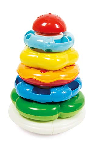 Jogo Didático CLEMENTONI 52383 (Idade Mínima Recomendada: 3 anos) CLEMENTONI - Brinquedos - 5 anéis, superfícies diferentes, percepção táctil, 3 anos