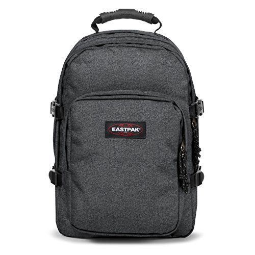 Mochila de Ombro EASTPAK Provider Black Denim EASTPAK - Mochilas - urbana, amplo compartimento, fecho de rolo, bolsos laterais