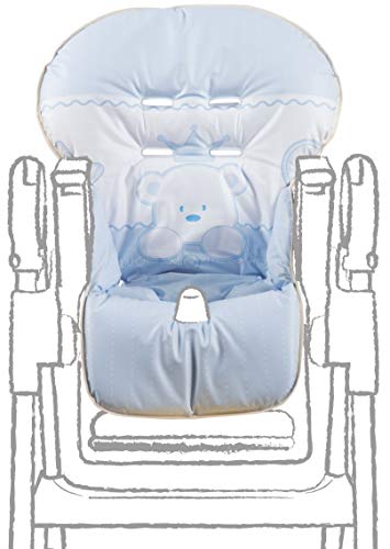 Cadeira de Alimentação ITALBABY Azul (Plástico) Italbaby - Acessórios para cadeira alta e assento elevatório - plástico, prática, fácil de limpar, azul