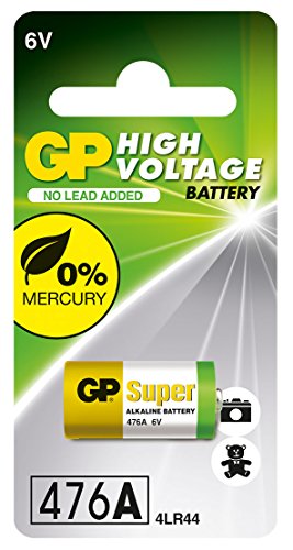 Bateria Recarregável GP BATTERIES High Voltage 476A GP BATTERIES - Baterias de uso geral - 6 V, alcalino, cilíndrico, multi cor