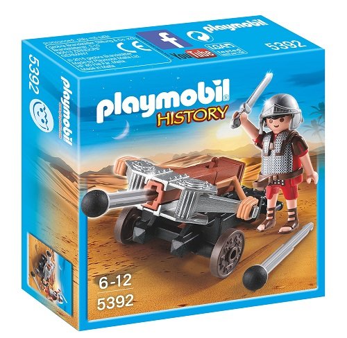 Playmobil 5392 legionário romano com balista PLAYMOBIL - Conjuntos de brinquedos - legionário, balista, catapulta, artilheiro