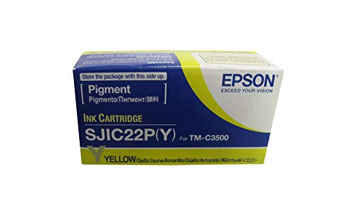 Tinteiro EPSON Tinteiro Amarelo SJC22P (C13S050539) Epson - Cartuchos de toner e jato de tinta - amarelo, pigmento, tm-c3500, original